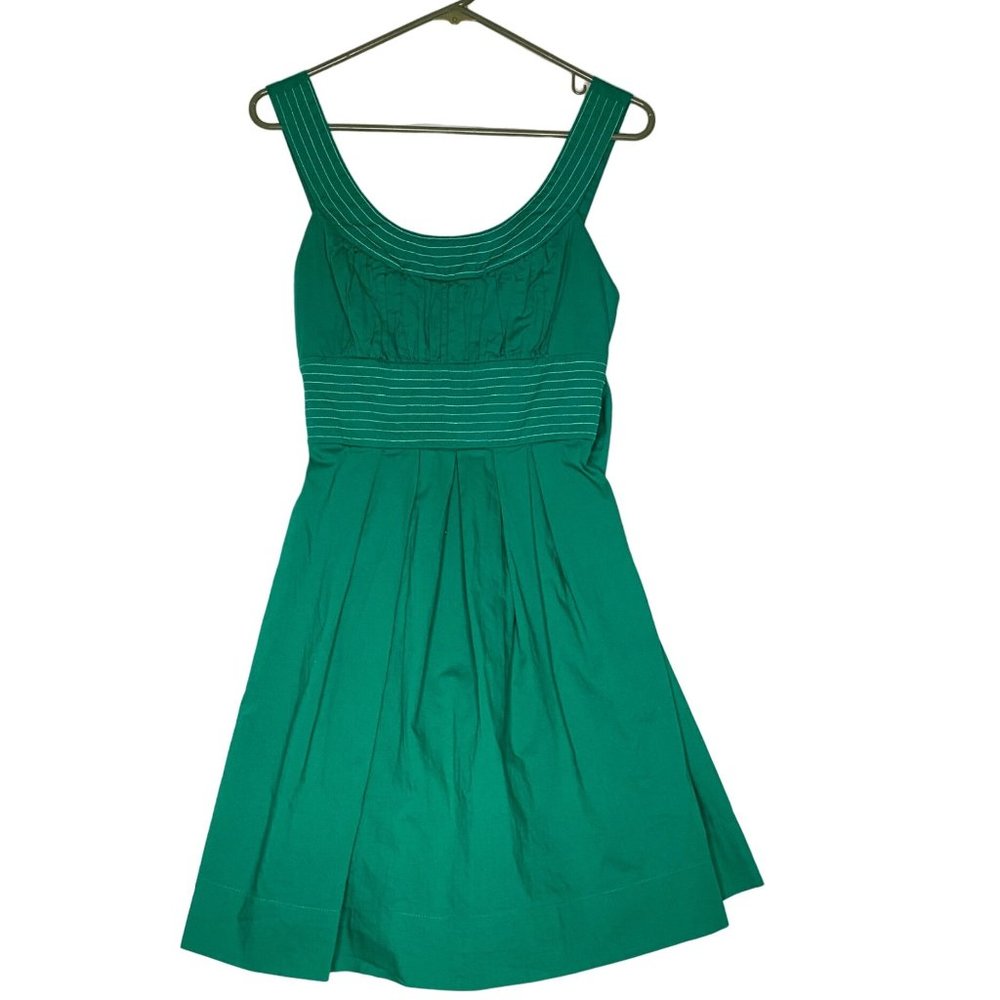4/$25 Trixxi Dress‎ Sleeveless Green Scoop Neck Sash Tie Junior Sz 7